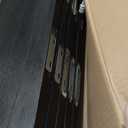 PHPH Wood Floating Shelves for Wall, Wooden Wall Shelves for Bedroom, Set of 6 Black 17 Inch