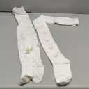 CHUNG Baby Girls Cotton Tights Thin Hollowed Summer with Bowknot Mesh Lace Fashion Toddler Footed Legging Pantyhose, One Is 1-2T, The Other Is 3-5T