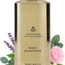 AromaPlan Hotel Scents Minty Eucalyptus 16 Fl Oz (473ml), Home Luxury Aroma & Hotel Diffuser Oil- Hotel Diffuser Oil for Aromatherapy- USA Made, Bigger Bottle, Bolder Aroma & Longer Lasting