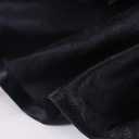 Newrara Adult Shiny Graduation Cap and Gown Tassel Set for High School & Bachelor (45 Plus, Black)