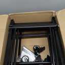 4 Tier 5 Gallon Water Jug Holder with 4 Lockable Wheels - Water Bottle Rack Organizer with Movable Casters, Heavy Duty Water Storage Rack Dispenser Stand for Kitchen Office Garage/Black