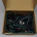 C9 LED Christmas Pathway Lights, 38 Feet Outdoor String Lights with 25 LED Bulbs and Marker Stakes, Waterproof Connectable Christmas Walkway Markers Light for Outside Driveway Yard Garden Patio Lawn