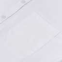 Alimens & Gentle Mens Solid Oxford Shirt Long Sleeve Dress Shirt Work Casual Button Down Shirts with Pocket (White, XXXL)