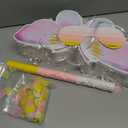 Lewtemi Butterfly Piata Decorations with Stick Blindfold and Confetti for Birthday Fairy Woodland Theme Decorations Photo Prop Funny Anniversary