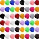Jexine 72 Pcs Bulk Beanie Hats for Kids Knitted Hat Bulk for Boys Girls Children Homeless People Beanies
