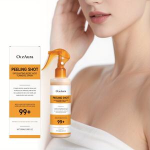 Turmeric Exfoliating Body Spray 100ml – Gentle Peel Spray for Removing Dead Skin Buildup and Improving Rough Skin Texture, Suitable for All Skin Types