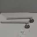 Brushed Nickel Towel Bar, 24 Inch Bathroom Towel Rack, Towel Holder Wall Mounted, Thicken SUS304 Stainless Steel Towel Rod Modern Home Decor (Total Length 26 Inch)