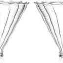 2pcs Glass Funnel Pour Over Coffee Filters,Coffee Drippers