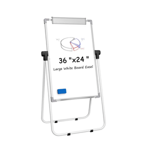 MaxGear Double-Sided White Board 36" x 24" Dry Erase Board with Stand Easel Whiteboard Magnetic Portable White Boards with Stand Height Adjustable for Flip Chart Home Office School