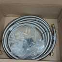 Shark Premium 10 FT Stainless Steel Dishwasher Hose - Burst Proof Water Supply Line 3/8" MIP Elbow 