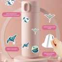 35Pcs Devilfish Stickers for Kids Waterproof Ocean Animal Manta Ray Sticker for Water Bottle Laptop Scrapbooking Skateboard Luggage Manta Ray Party Favor Decor Ideal Gifts for Boy Girl Teacher Rewards