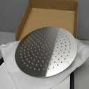 NearMoon Rain Shower Head, Ultra-Thin Design-Pressure Boosting, Awesome Some Experience, High Flow Stainless Steel Rainfall Head (12 Inch, Brushed Nickel)