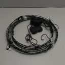 Joomer 2 Pack Christmas Ball Lights, 13IN & 11IN Foldable Metal Sphere Light, Connectable Waterproof 8 Modes with Timer, Hanging Tree Globe Lights for Holiday Christmas Decorations (Warm White)