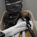 Knee Scooter Steerable Knee Walker Deluxe Medical Scooter for Foot Injuries Adult Compact Crutches,Supports Up to 300 lbsBlack