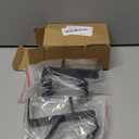 Guojanfon Fireplace Stocking and Garland Hanger, 2 in 1 Mantel Hanger for Garland, Fireplace Stocking Holders for Mantle Garland Hooks for Xmas Holiday Home Party Decoration (Black,3)