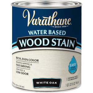 Varathane 384807 Water Based Wood Stain, Quart, White Oak (Quart (Pack of 1))