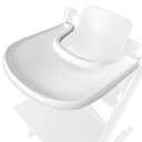 High Chair Tray Compatible with Stokke Tripp Trapp High Chair, Food Contact Grade Replacement Tray with Powerful Suction Surface Compatible with Tripp Trapp Tray