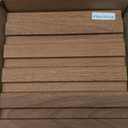 Art3d Slat Wall Panels, WPC Soundproof 3D Wall Paneling for Interior Wall Decor, TV Background, Samples 5-Pack 6 x 6 in.
