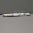 Timeet Peel and Stick Wallpaper Boho Leaf Contact Paper Removable Self Adhesive Vinyl Wall Paper Blue and White Wall Mural Decoral for Cabinets and Drawers Countertops Waterproof 17"x 197"