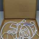 Xuhal Christmas Snowman Neon Sign Light Neon Lights Signs LED Sign USB Powered Home Wall Decor Light Up Acrylic Room Decorations for Bedroom Cafe Bar Outdoor Party Night Light Art Gift Accessories