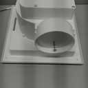 Bathroom Exhaust Fan 10" Panel Ultra Quiet without Light8x8 Mount, 110CFM, 4" Duct for Bathroom/Garage/Home (8in(Hole Size))