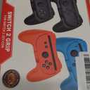 FANPL Grips for Nintendo Switch 2 Joy Con Controller, Ergonomic Design for Switch 2 Joycons Hand Grip with 8 Thumb Grip Caps (4 pack)