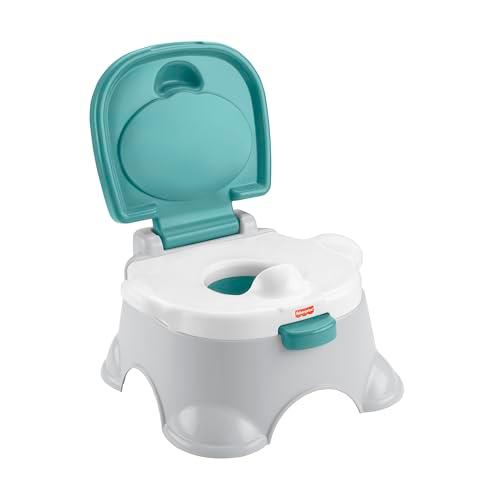 Fisher-Price™ 3-in-1 Toddler Toilet Training Potty Chair and Step Stool, with Removable Toilet Ring