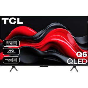 TCL 50-Inch Q65 QLED 4K UHD Smart TV with Google TV (50Q651G, 2024 Model) Dolby Vision, Dolby Atmos, HDR Pro+, Game Accelerator Enhanced Gaming, Voice Remote, Works with Alexa, Streaming Television