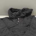 Fazortev Womens Oversized Puffer Jacket Quilted Dolman Hoodies Pullover Long Sleeve Lightweight Warm Tops Coat (XX-Large, Black)