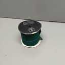 Green Wired Ribbon 4 Inch x 10 Yards Dark Green Velvet Ribbon with Gold Backside, Green and Gold Christmas Ribbon for Tree Decorations, Large Bow Ties, Garlands and Wreaths, Crafts