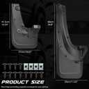 XUKEY 4PCS Mud Flaps for Toyota 4Runner Limited 2005-2009 and Toyota 4Runner SR5 2005-2009 Mud Guards Mudflaps Car Accessories Front and Rear Mudflap Replacement Kit