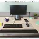 3M Gel Wrist Rest for Standing Desks, Wraps Around Edge of Desk for Comfort, Non-Slip Back Stays in Place (WR200B), 30"