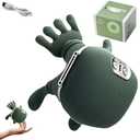 Neck Massager, Neck and Shoulder Pro, Upgraded Hand Shoulder & Neck Massager with Heat, Electric Masajeador en Forma de Mano, Real Hand Massagers for Muscles, Like Fingers (A)