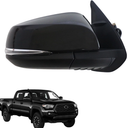 Liizoo Side Mirror Car Door Mirror Fits for Toyota Tacoma 2016-2023 Right Passenger Side|TO1321350|Power|Signal|Heat|Blind Spot Monitor| Black RH8 Pins
