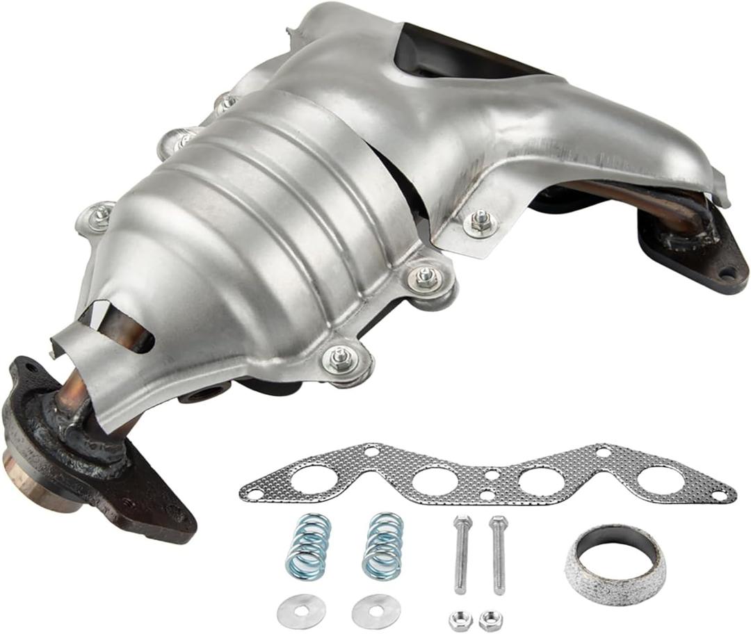 PHILTOP Stainless Steel Catalytic Converter Fit for 01-05 Civic 1.7L DX/GX/HX/LX/LX Special Edition/Value Package (execept EX models) Replace 674608,16373(EPA Compliant)