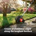 WORX Cordless Lawn Edger, 7'' Grass Edger with 3 Depth Settings, 20V Trencher with Dual Wheels & Brushless Motor, 4.0 Ah Battery & Charger Included, WG898