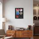 3 CD Frame Display for Wall Mounting,Signed CD Display Frame