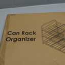 AIYAKA Can Rack Organizer, 3 Tier Stackable Can Storage Dispenser,for Food Storage, Kitchen or Pantry, Storage for 36 Cans, Black