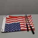 Mindsoft 2 Pack American Boat Flags Marine 2 x 3 FT with 59" Telescopic Pole, Golf Cart Flag Pole Holder for Boat & Golf Cart 4th Of July Decorations Outdoor
