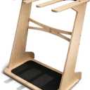 DK Studio Surfboard Storage Rack for 4 Boards with Padding - Freestanding Surfboard Rack, Indoor Storage Display for Home, Surf Shop or Garage - Fits Surfboards, Longboards, Wakeboards & Snowboards