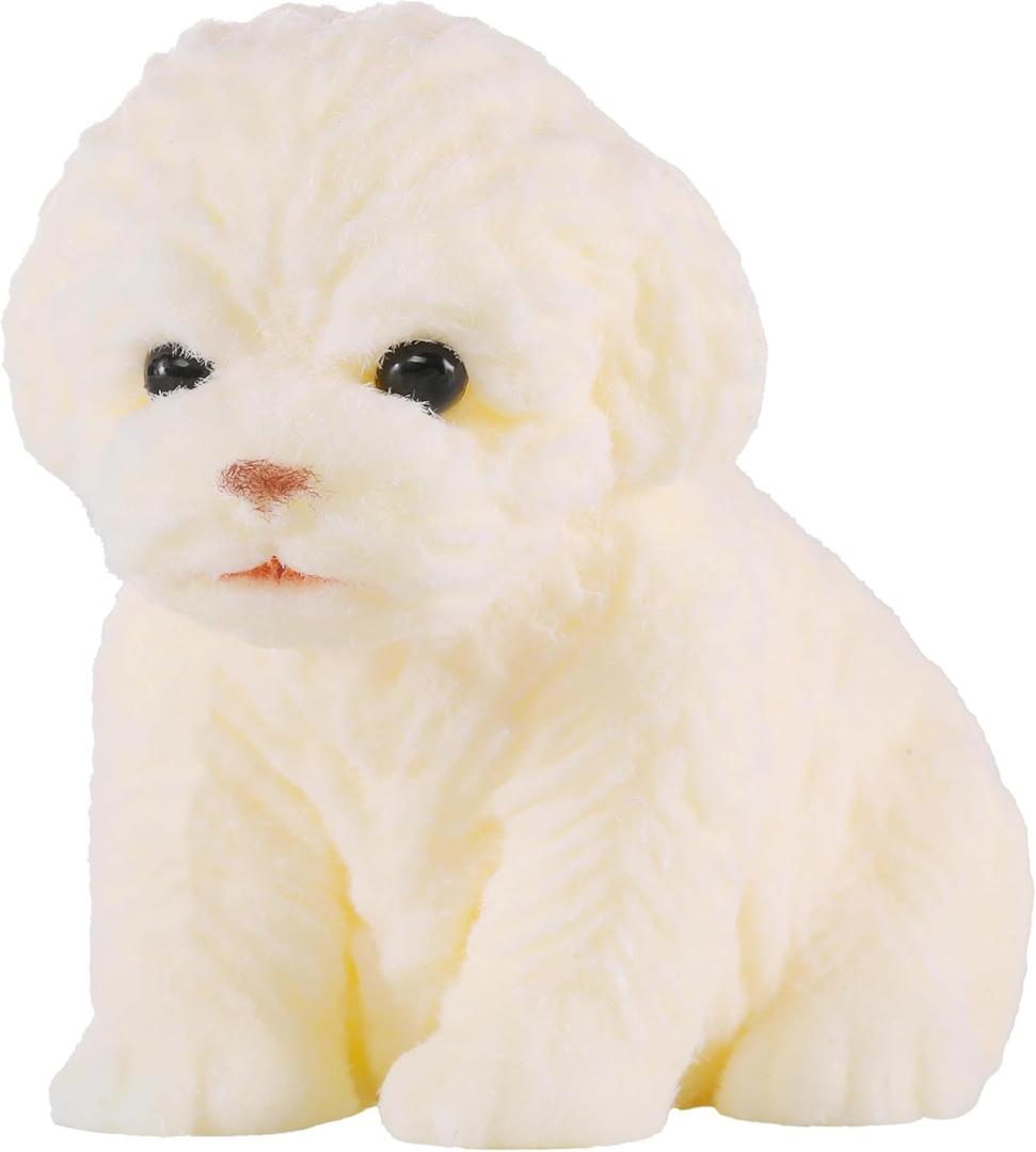 Puppy Taba Dog Squishy - Ultra Soft Silicone Dog Squishy, Handmade Stress-Relief Toys for Kids & Adults, Non-Toxic Squeeze Toys for Relaxation & Sensory Play