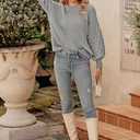 PRETTYGARDEN Women's Fall 2026 Pullover Sweater Casual Long Sleeve Loose Chunky Knit Tops Blouse Winter Fashion Clothing (Gray, M)