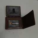 RUNBOX Wallet for Men Slim Rfid Leather 2 ID Window With Gift Box (Classic Coffee-15 slots)