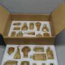 Glass Bud Vase Set of 24, Small Amber Flower Vases for Centerpieces in Bulk, Mini Vintage Vase for Wedding Decor, and Home Table Décor