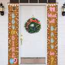 Chunful 2 Pcs Gender Reveal Decorations Boy or Girl Porch Signs Baby Shower Door Banners Boots or Bows Porch Signs for Gender Reveal Baby Shower Party Decorations 70.8 x 11.8 Inch