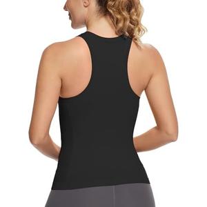 MathCat Workout Tops for Women Racerback Tank Tops Seamless Running Tank Tops Muscle Tank, S
