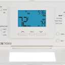 Lux Pro P521U Programmable 5-2 Day Thermostat for Home Use; 2 Heat, 1 Cool