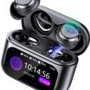Sleep Earbuds Bluetooth 5.4 in Ear Touch Screen Sleep Headphones, Small Design Mini Sleep Earbuds for Side Sleepers with Sleep Mode, 48H Playtime Sleep Earphones Clear Calls, 5 EQ Modes, Black