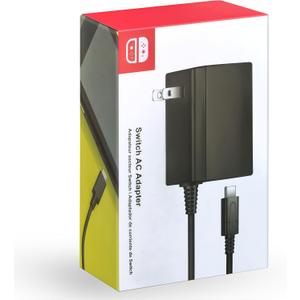Switch Charger - Charge in Full Less Than 2H - 15V 2.6A USB C Power Adapter Fast Charging with Upgraded IC Module, 5FT Cable Cord - Compatible with Switch Lite, OLED, Steam Deck - Support TV Mode