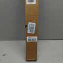 LazBlinds No Drill Zebra Blinds for Windows 34" W x 64" H, White